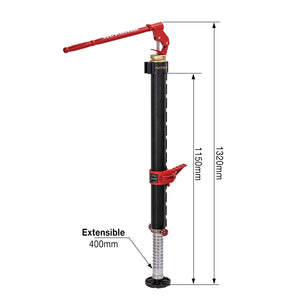 KATSU Farm Jack Heavy Duty 48" 1200 mm 3,5 Ton Capacità di Carico Offroad Martinetto Cricchetto ad Alto Sollevamento Cric Fuoristrada per ATV 4x4 Trattori Camion 161195