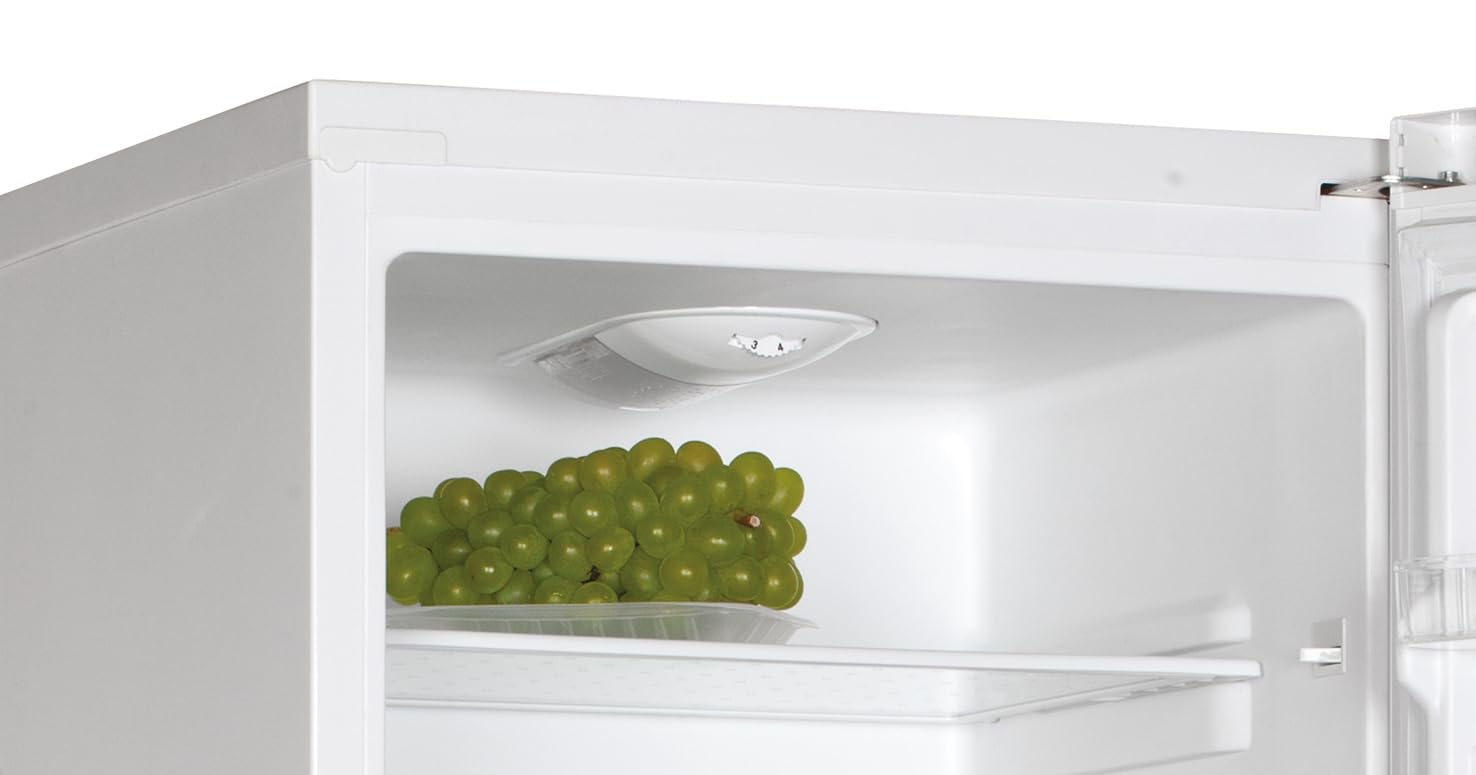 Candy CCG1S 518EW - Frigorifero Combinato, larghezza 55 cm, altezza 1,80 m, 252 l, cassetto verdure, controllo meccanico della temperatura, illuminazione LED, porta reversibile, 41 dB, bianco