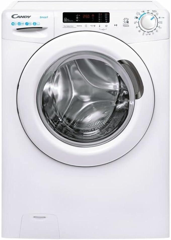 Candy Smart CS 12102DE/1-S lavatrice Caricamento frontale 10 kg 1200 Giri/min E Bianco