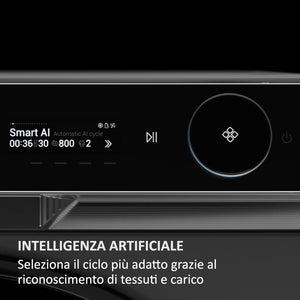 Haier X Serie 11, Lavatrice a carica frontale 10 KG, Libera Installazione, Classe A-20%, 1400 giri, Vapore, 16 programmi, Intelligenza Artificiale, Capacità XXL, 85x60x61 cm, Bianca - HW100-BD14397U1S