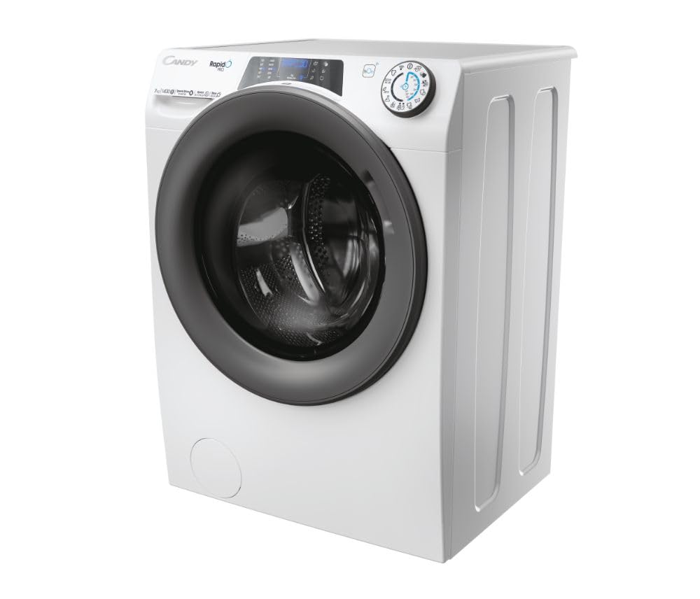 Lavatrice Slim (45 cm) 7 Kg Classe A 1400 giri Inverter Vapore - RP4 476BWMR/1-S RapidÓ PRO