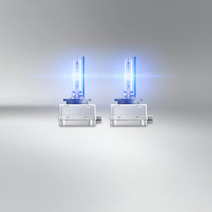 OSRAM XENARC COOL BLUE INTENSE D1S, +150% more brightness, up to 6,200K, xenon headlight lamp, LED look, Hanging folding box (2 lamps)