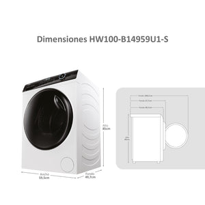 LAVADORA HW100-B14959U1-S HAIER