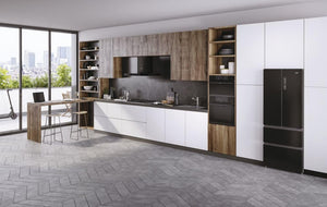 HWO60SM5F5BH - Forno elettrico, Ventilato, Multifunzione, 70 Litri, Nero, Classe energetica A+