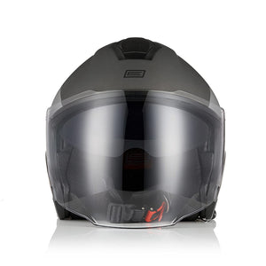ORIGINE Casco Jet Moto 3/4 Aperto con Doppia Visiera Adatto per Scooter Omologato ECE