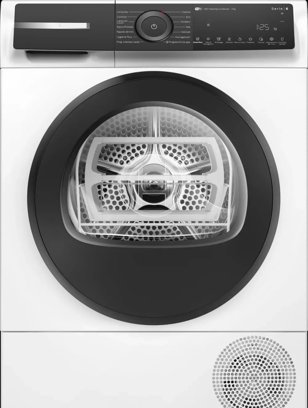 Bosch WQH245B0IT - Asciugatrice con pompa di calore, 9 Kg, Classe energetica A+++