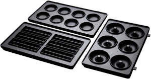 Russell Hobbs set di Piatti extra - Cake Pop, Mini Donut e Churros - Supplemento al Dispositivo Multifunzione 3-1 Fiesta 24540-56; Piatti lavabili in lavastoviglie, Rivestimento Antiaderente, 25490-56