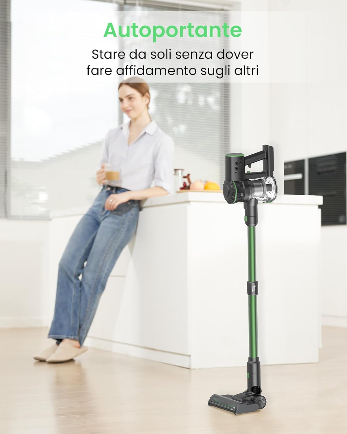 Vexilar V9PRO Aspirapolvere Senza Fili 40KPa Potente,Scopa Elettrica Senza Fili Potente 50minuti e display a LED,Scope elettriche,Aspirapolvere Portatile,Aspirapolvere per Pavimenti/Tappeti/Peli