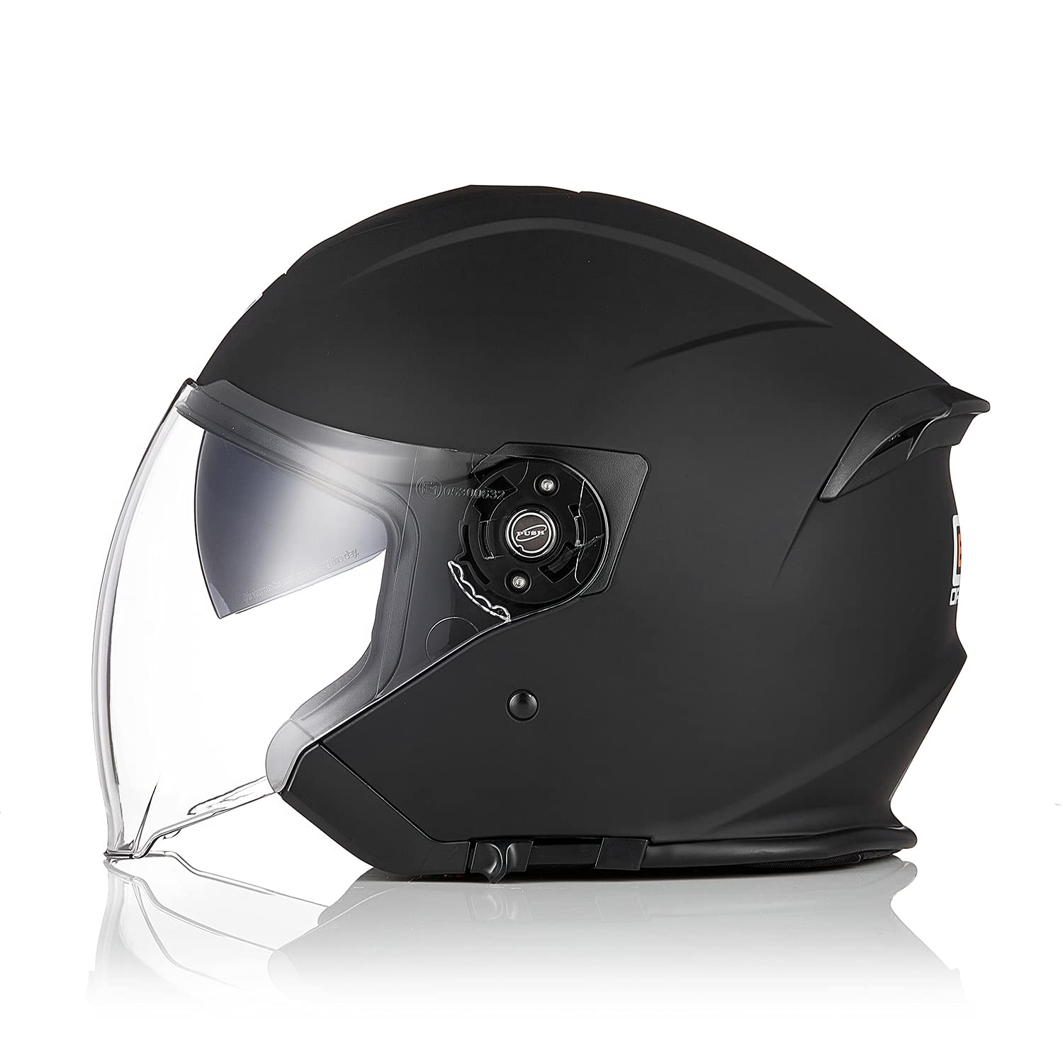 ORIGINE Casco Jet Moto 3/4 Aperto con Doppia Visiera Adatto per Scooter Omologato ECE