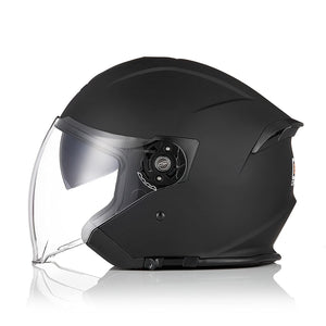 ORIGINE Casco Jet Moto 3/4 Aperto con Doppia Visiera Adatto per Scooter Omologato ECE
