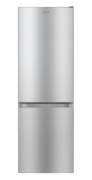 Candy CCG1S 518EX Frigorifero Combi, Larghezza 55 cm, Altezza 1,80 m, Capacità 252 L, Cassetto Verdolino, Controllo meccanico della temperatura, Illuminazione a LED, Porta Reversibile, 41 DB, Inox