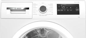 Bosch WTH85V08II Serie 4, Asciugatrice a pompa di calore, capacità 8 kg, EasyClean, Auto Dry, Programma Rapido