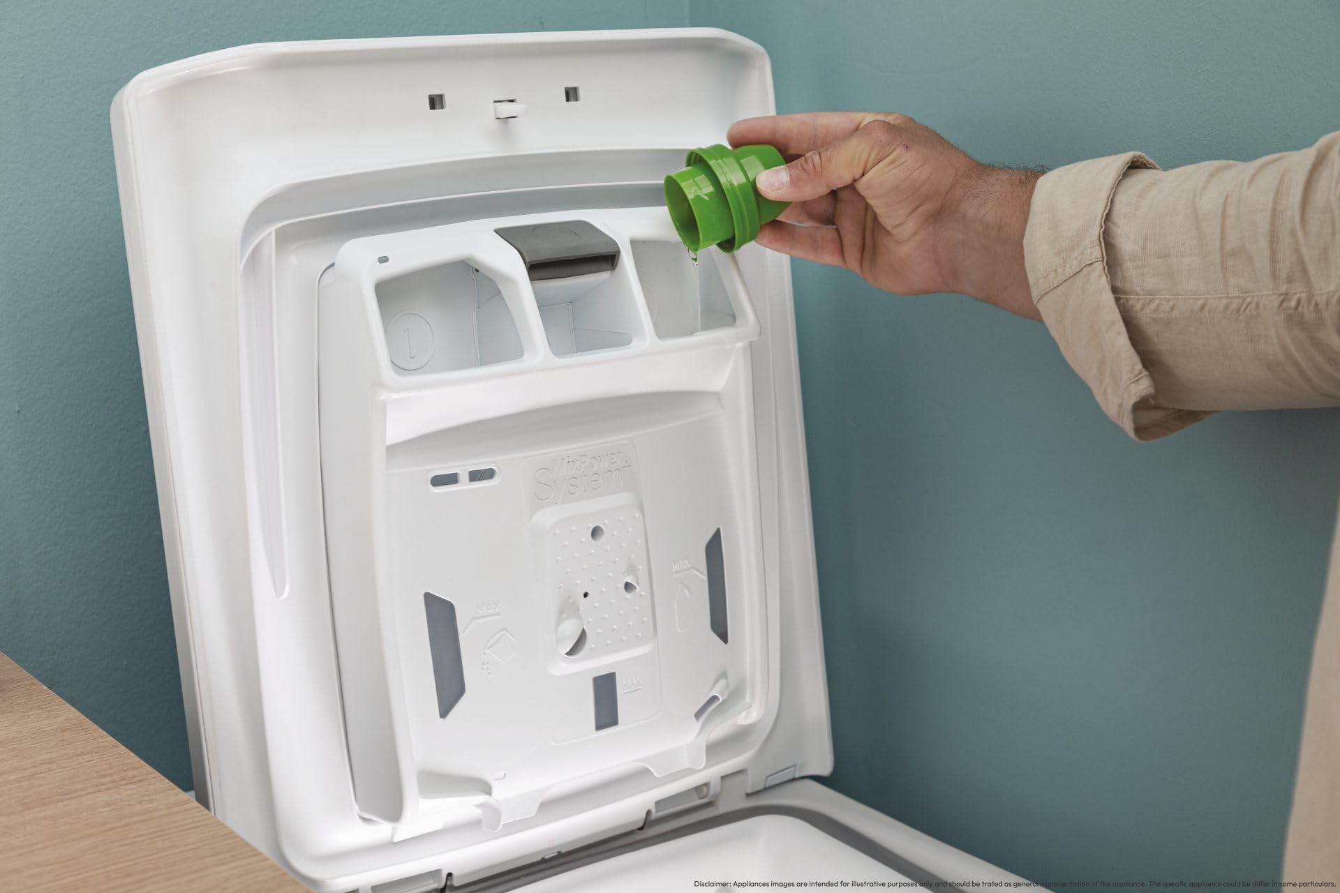 TCA283D2S- Lavatrice 8 kg, Caricamento Frontale, Carica dall'Alto, 1200 giri, Classe energetica D