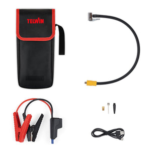 Telwin Drive Mini Avviatore Portatile e Power Bank, 1000A, Avviamento 12V