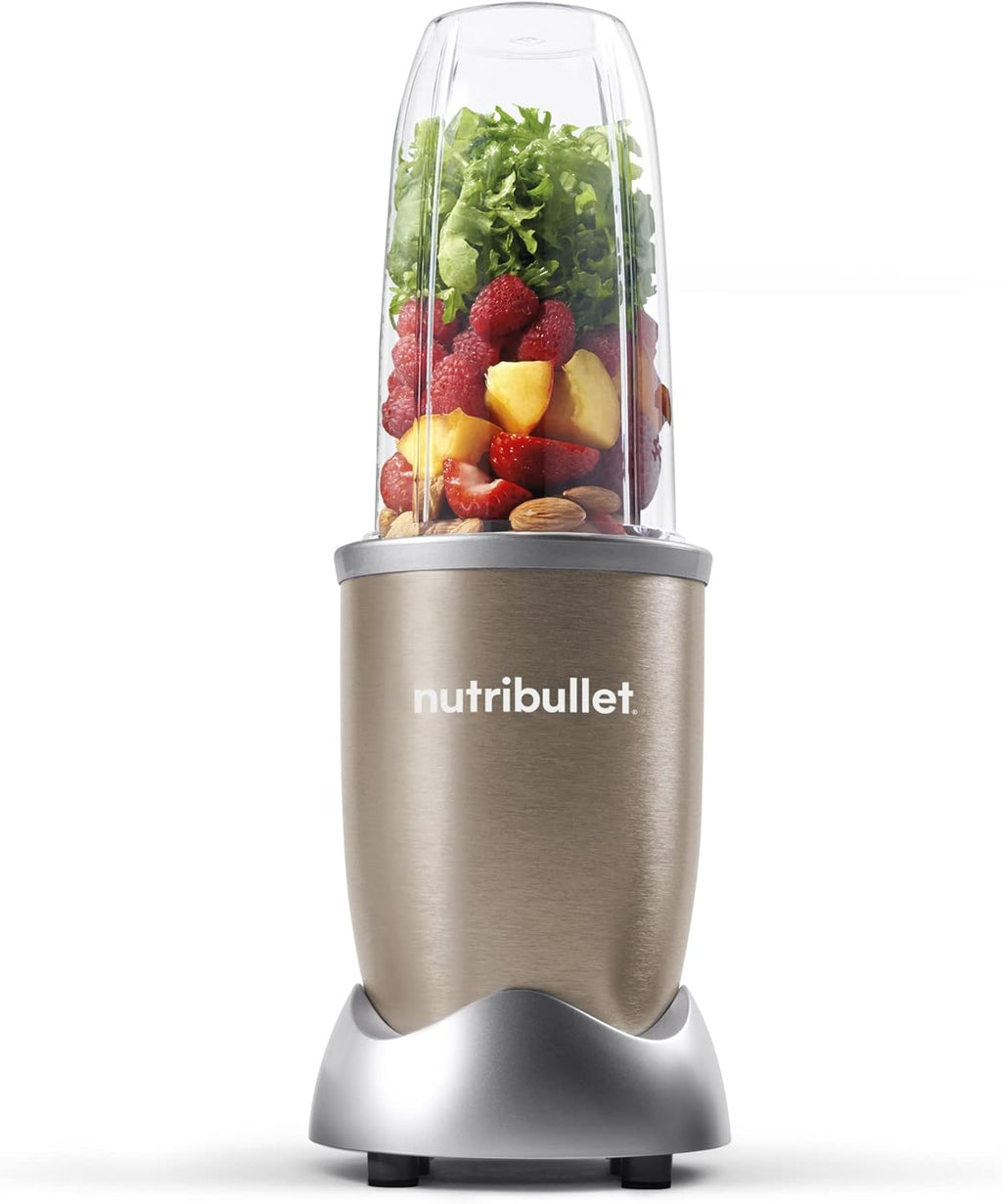 nutribullet Pro 900, frullatore elettrico, tritatutto, frullatore per frullati, frullatore multifunzione, 900 Watt di potenza, NB904CP