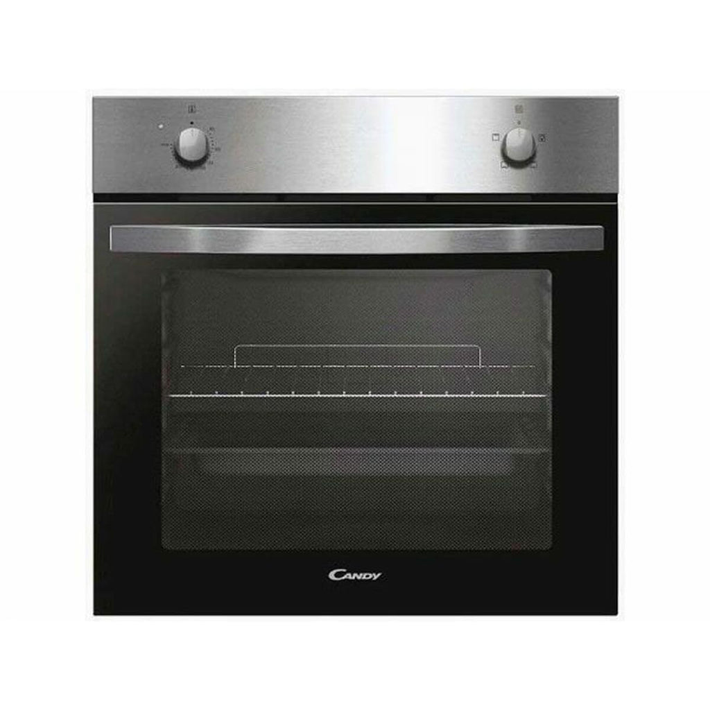 Candy Idea FIDCP X200, Forno Statico, 70L, 2400W, 1 Vassoio e 1 Griglia, Ventilazione Radiale, Pulizia Aquactiva, 4 Funzioni, 2 Telecomandi Meccanici, Porta Doppia Vetro, Inox e Nero
