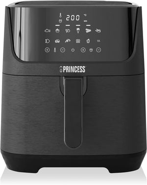 Princess Aerofryer Digitale Family – 5.2 Litri – 1700 W – Controllo digitale con 7 programmi – Teglia per Torte Inclusa – Senza BPA – Nero – 182050