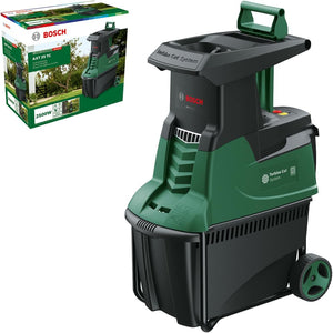 Bosch Home and Garden Biotrituratore a turbina AXT 25 TC (2500 W; idoneo per legno e residui resistenti; cesto di raccolta integrato da 53 l; in confezione cartone)
