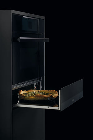 Haier Series 6 HWO15NWD6XB1 - Cassetto scaldavivande, capacità 20 l, 6 servizi, 5 funzioni, telecomando interno temperatura, temperatura da 30 a 70 gradi, trattamento anti-impronte, elettrico, 420 W