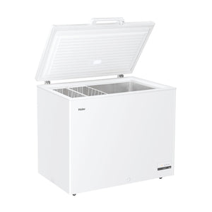 Haier HCE301E Congelatore Orizzontale a Pozzetto, 300 Litri, Temperatura Regolabile, Funzione Fast Freeze, Silenzioso, Libera Installazione, 111x62x84,5cm, Bianco
