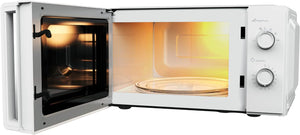 Beko - MOC20100WFB - Forno a Microonde, 5 Livelli Potenza, 20 Litri, 700 W, Libera Installazione, Timer 30 min - Bianco, 45,2 x 32,5 x h26,2 cm