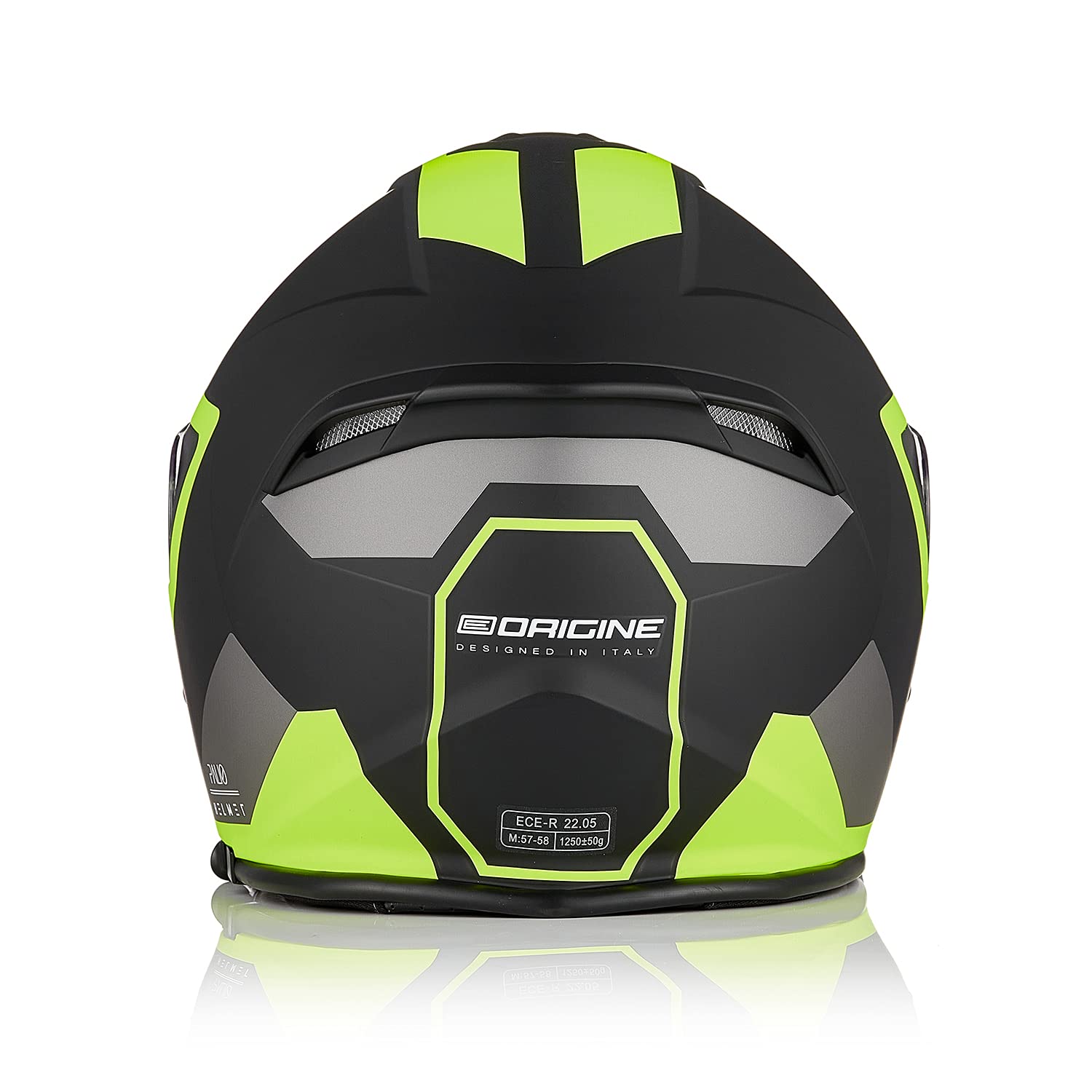 ORIGINE Casco Jet Moto 3/4 Aperto con Doppia Visiera Adatto per Scooter Omologato ECE