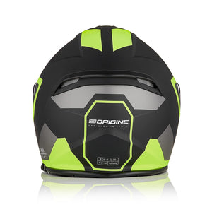 ORIGINE Casco Jet Moto 3/4 Aperto con Doppia Visiera Adatto per Scooter Omologato ECE