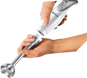 Bosch Elettrodomestici MSM6B500 CleverMixx Mixer a Immersione, 350 W, 1 Liter, 1 Decibel, plastica, Bianco