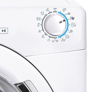 Candy Smart Inverter Lavatrice 10 kg, Libera Installazione, Carica Frontale, Classe A, 1400 Giri, 16 Programmi, Cicli Rapidi, Partenza Ritardata, 60 x 58 x 85 cm, Bianca - CS 1410TXME/1-S