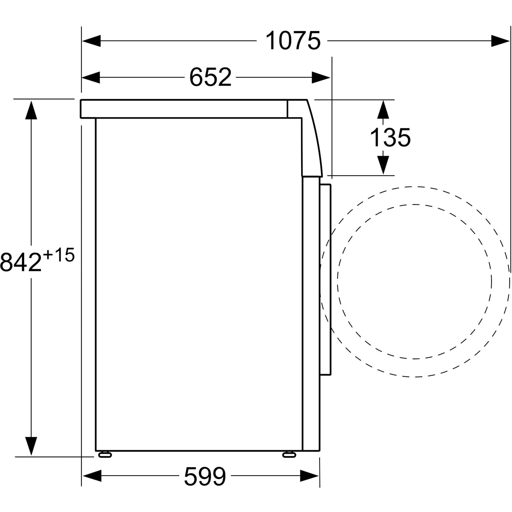 Bosch WQG233D20 - Asciugatrice a pompa di calore per 8 kg, serie 6, A+++, 176 kWh/anno, design anti-vibrazione, sistema di asciugatura sensibile, refrigerante ecologico, bianco, WQG233D20