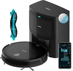 Cecotec Robot Aspirapolvere con Base Autovaziata Conga 2299 Ultra Home X-Treme X. 4 in 1, 2100 Pa, Tecnologia SmartGyro 4.0, App, Spazzola Multifunzione, Alexa, Autonomia 160 Mins, 2 Modi