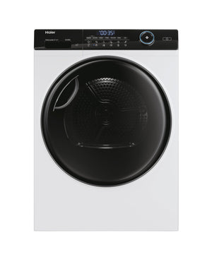 Haier I-Pro Serie 5 Asciugatrice 8Kg, Libera Installazione, Carica Frontale, Classe A+++, Trattamento Antibatterico, I-Time, Partenza Programmabile, Vapore, AxLxP 84,5x59,5x67,5 Bianca - HD80-A3959-S