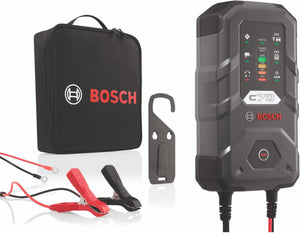 Bosch Automotive C7 Caricabatterie Intelligente E Automatico 12V-24V / 7A, Per Batterie Al Piombo-Acido, Auto E Veicoli Commerciali Leggeri
