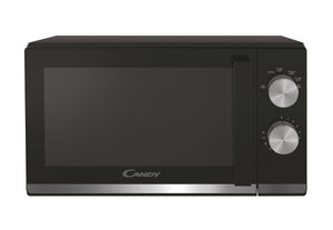 Candy Moderna Forno a Microonde 20 Litri, 700W, 6 Livelli di Potenza, Funzione Defrost, Timer e Segnale Acustico di Fine Cottura, App hOn, Libera Installazione, 45,2 x 34,6 x 26,2 cm, Nero - CMW20TNMB