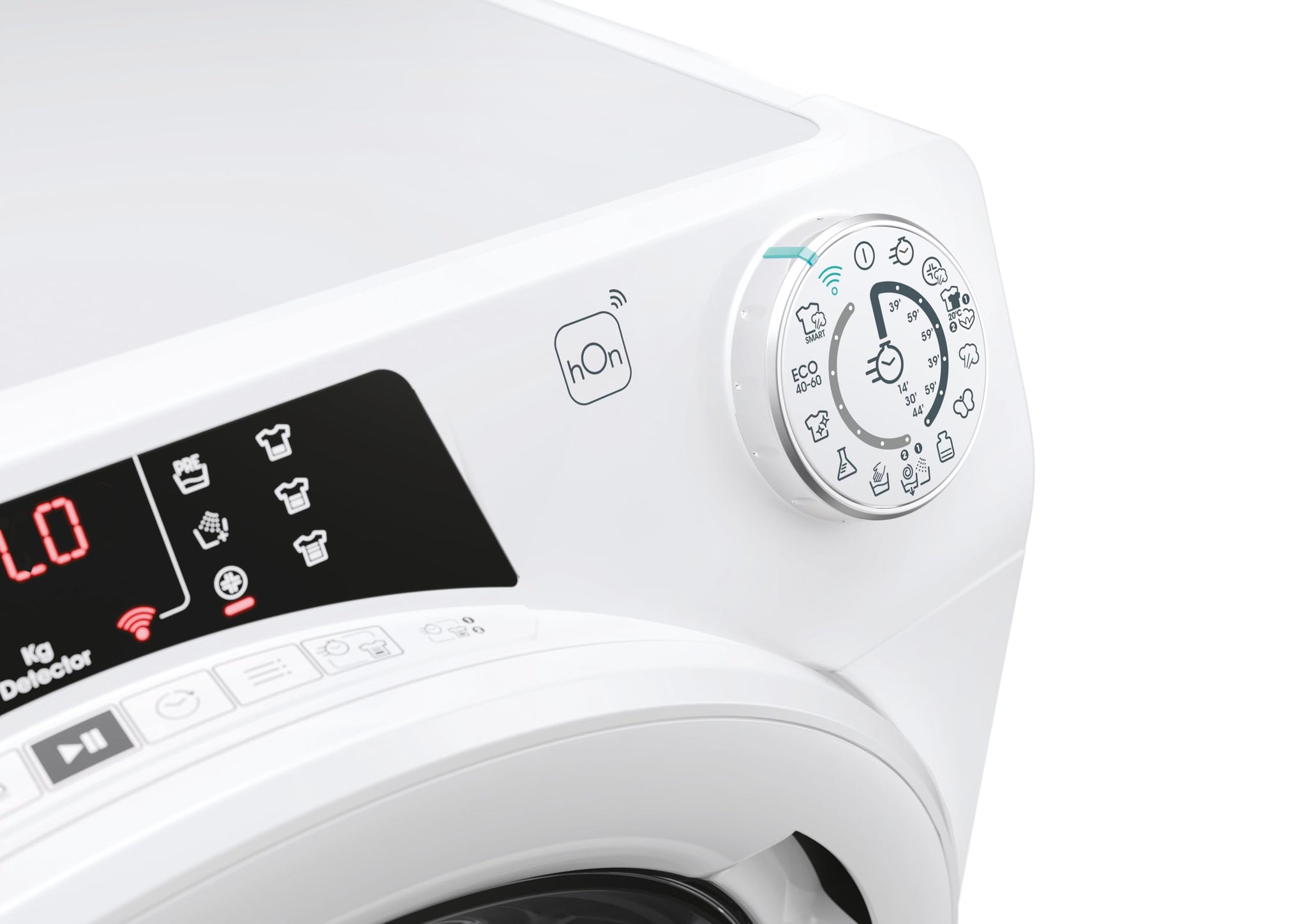 Candy RapidO RO 1284DWMT/1-S Lavatrice 8 KG, 1200 RPM, Schermo Smart Text, Pannello Smart Touch, Wi-Fi, Snap & Wash, 16 cicli, 9 rapidi, motore inverter, funzione vapore, avvio ritardato 24H, 74 DB,