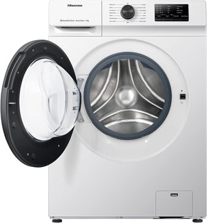 Hisense WFVC6010E - Lavatrice a Carica Frontale 6 Kg, 1000 rpm, 15 Programmi, Display LED, Programma Rapido, Partenza Ritardata, Child Lock