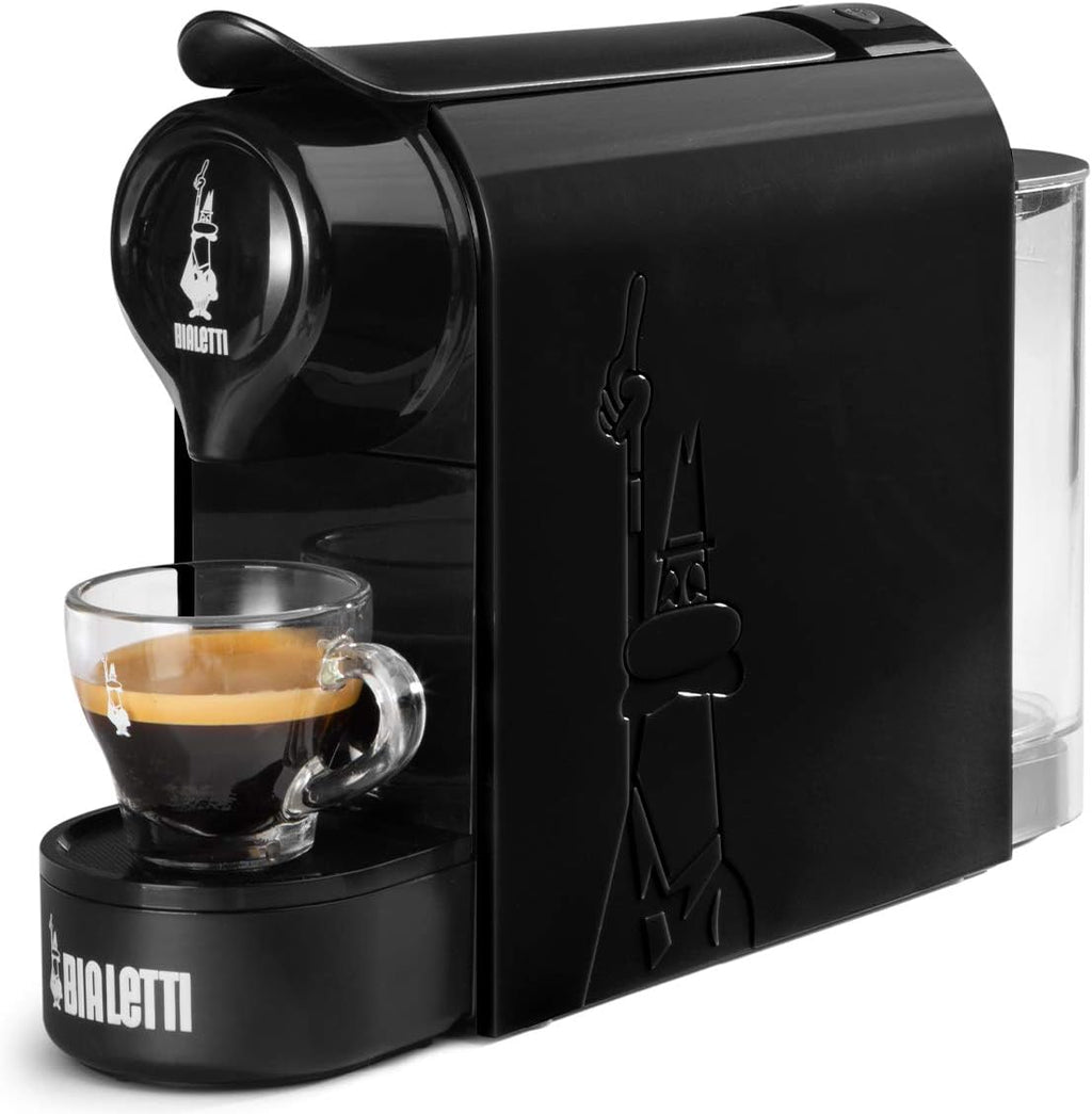 Bialetti Gioia, Macchina Caffè Espresso, Funziona esclusivamente con Capsule Bialetti, Nero