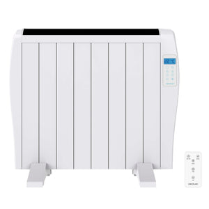 Cecotec Emettitore Termico ReadyWarm 2500 Thermal Black. 12 Elementi e 1800 W, Display LCD, Telecomando a distanza, timer, selezione della temperatura, copertura di 25 m² (12 Moduli, Bianco)