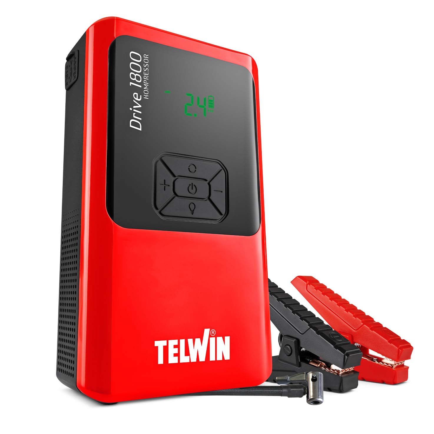 Telwin Drive Mini Avviatore Portatile e Power Bank, 1000A, Avviamento 12V