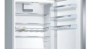 Bosch KGE49AICA Serie 6 - Frigorifero XXL, 201 x 70 cm, extra largo, frigo da 302 l + congelatore da 111 l, VitaFresh, sbrinamento raramente, BigBox spazio per congelatore grande