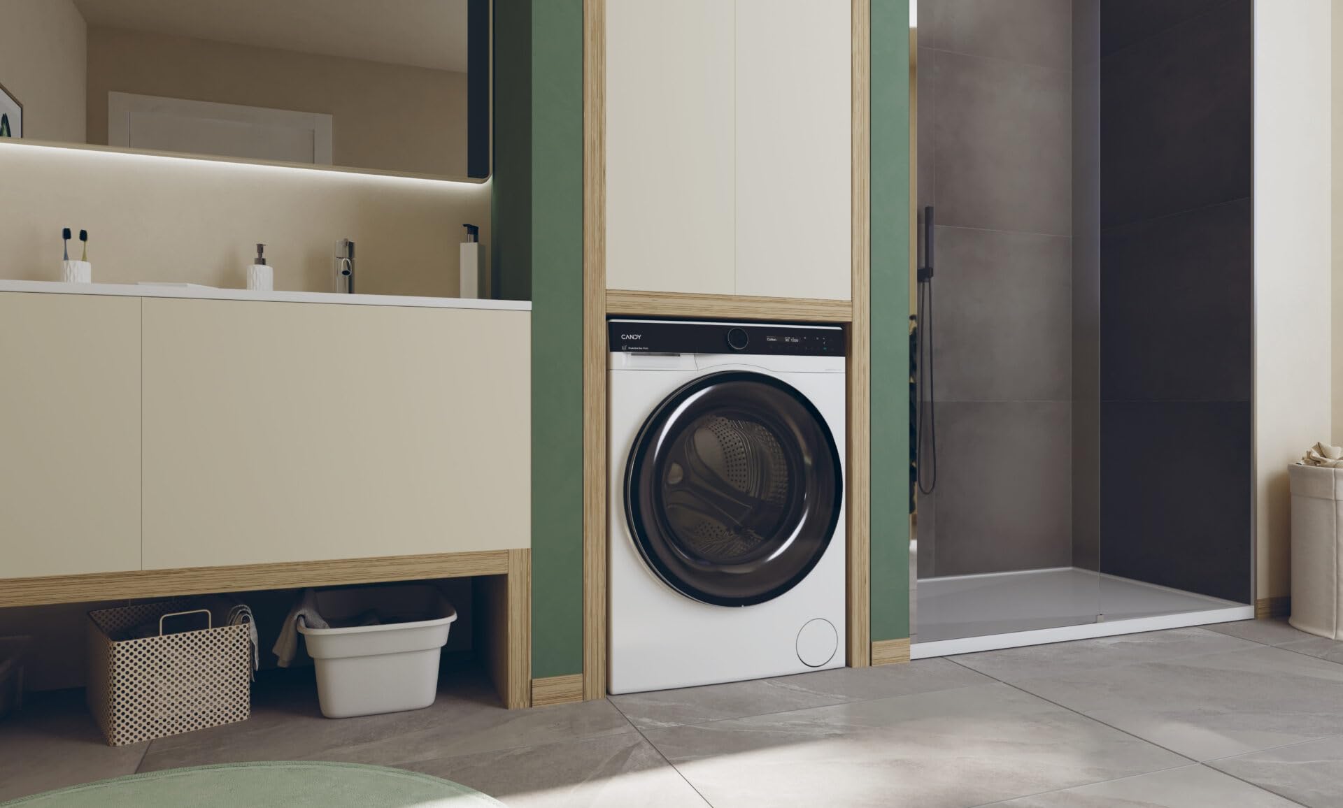 Candy BS 49SB8-S Lavatrice Caricamento Frontale 9kg 1400 Giri-min Bianco
