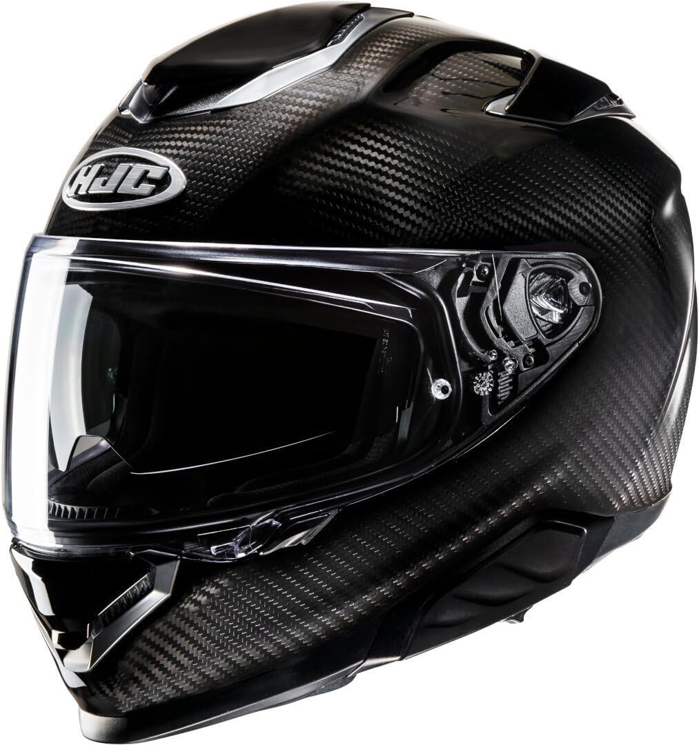 HJC, casco de moto integrale RPHA71 carbone nero L