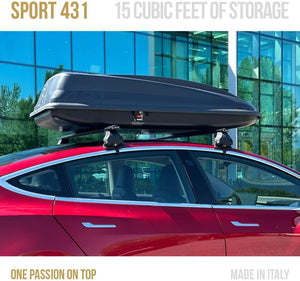 CAM Box Sport 431, Nero, 430 Litri