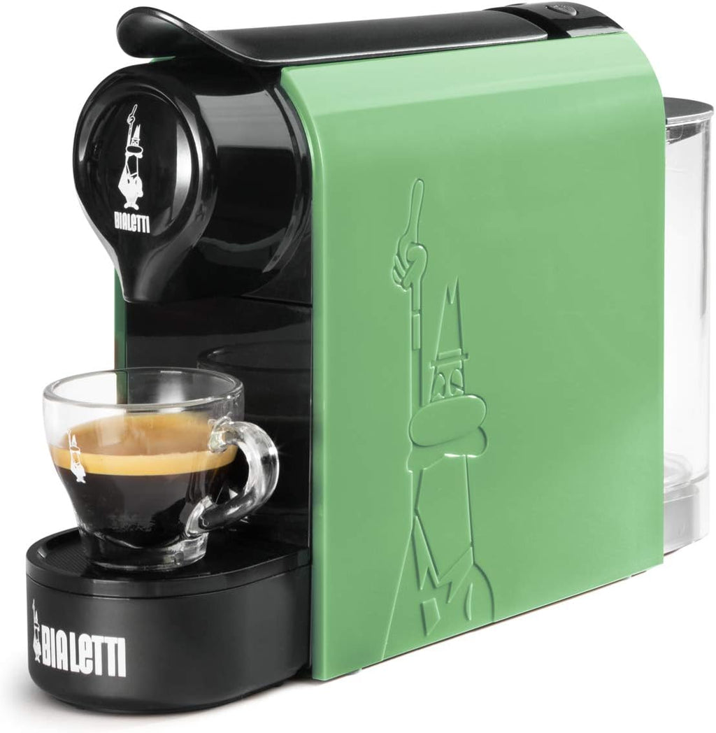 Bialetti Gioia, Macchina Caffè Espresso, Funziona esclusivamente con Capsule Bialetti, Verde Mint