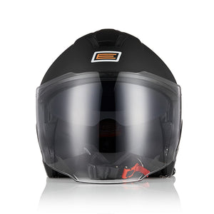 ORIGINE Casco Jet Moto 3/4 Aperto con Doppia Visiera Adatto per Scooter Omologato ECE