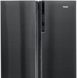 Haier HTF-610DSN7, Frigorifero Cube 4 Porte,Iconic Black, Libera installazione, ABT luce UV antibatterica