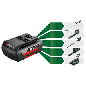 Bosch Decespugliatore AFS 23-37, Lama a 3 taglienti, bobina per fili da taglio, 3 fili da taglio, impugnatura supplementare, cuffia di protezione, confezione in cartone, potenza 1000 Watt