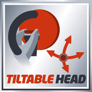 Einhell TC-DW 225 Levigatrice per muro telescopica (230-240 V, 600 W, diam. Platorello 225mm, impugnatura telescopica fino a 165 cm, attacco per aspiratore, incl. 6 carte abrasive e valigetta)