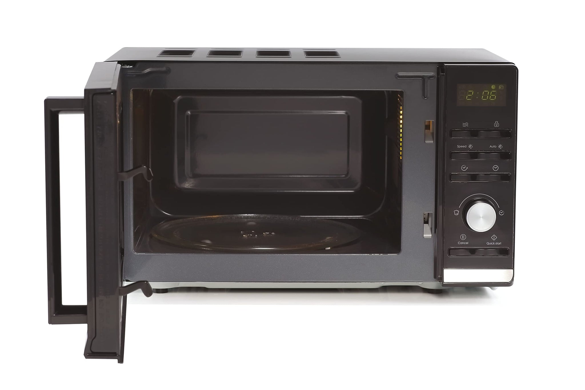 Candy Moderna Forno a Microonde 20 Litri, 700W, 40 Programmi Automatici, 6 Livelli di Potenza, Funzioni Defrost e Autoclean, App hOn, Libera Installazione, 45,2 x 34,6 x 26,2 cm, Nero - CMWA20TNDB