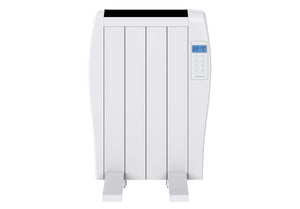 Cecotec Emettitore Termico ReadyWarm 2500 Thermal Black. 12 Elementi e 1800 W, Display LCD, Telecomando a distanza, timer, selezione della temperatura, copertura di 25 m² (12 Moduli, Bianco)